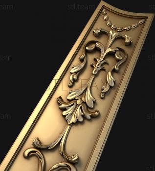 3D модель Резные ирисы и ленты (STL)
